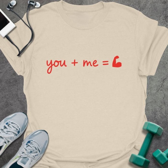 T-Shirt Natural / S You And Me T-Shirt