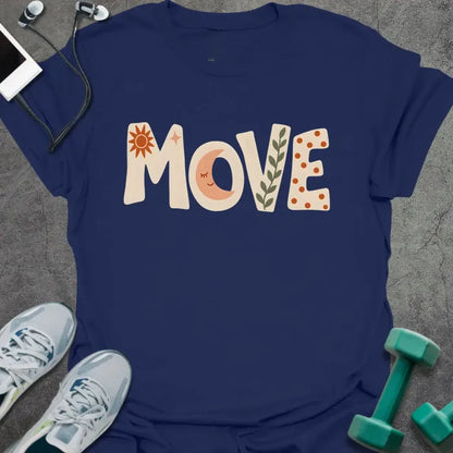 T-Shirt Navy / M Boho Move T-Shirt