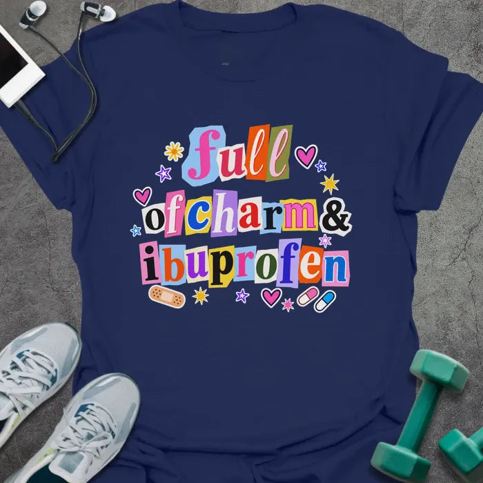 T-Shirt Navy / M Charm Ibuprofen T-Shirt