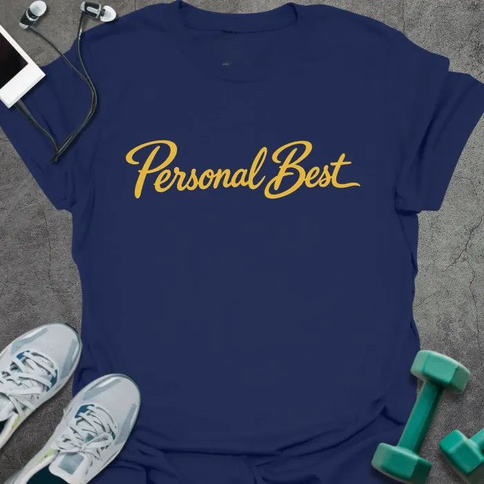 T-Shirt Navy / M Personal Best T-Shirt