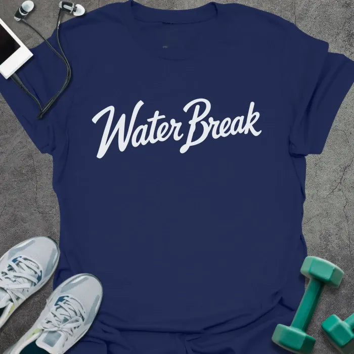 T-Shirt Navy / M Water Break T-Shirt