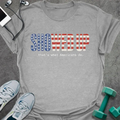 T-Shirt Navy / S Americans Show T-Shirt