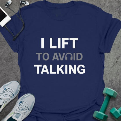 T-Shirt Navy / S Avoid Talking T-Shirt
