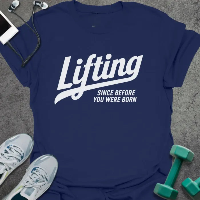 T-Shirt Navy / S Born Lifting T-Shirt