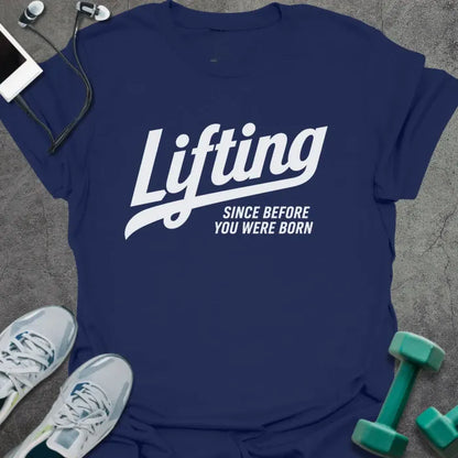 T-Shirt Navy / S Born Lifting T-Shirt