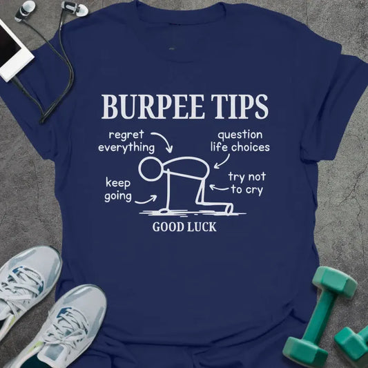 T-Shirt Navy / S Burpee Tips T-Shirt