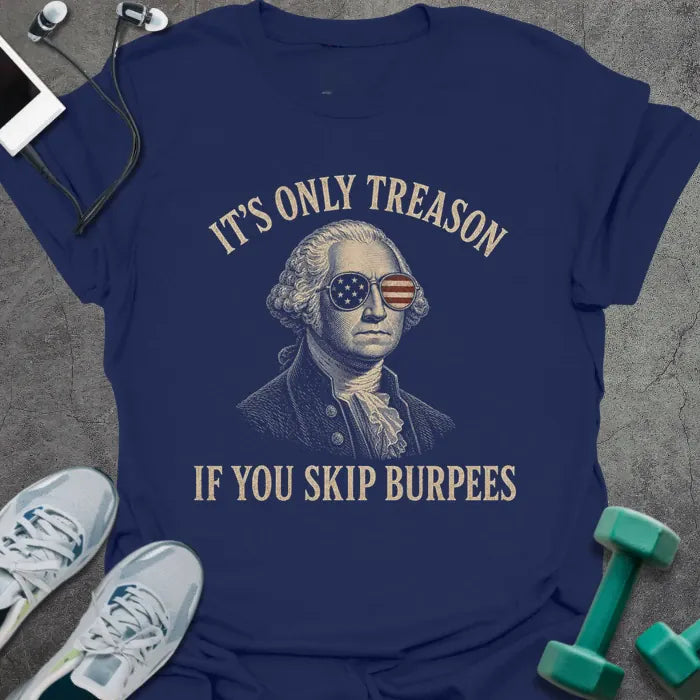 T-Shirt Navy / S Burpee Treason T-Shirt