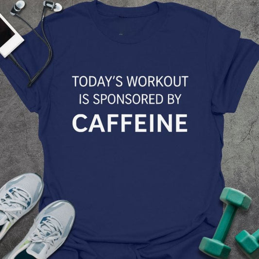 T-Shirt Navy / S Caffeine Sponsor T-Shirt