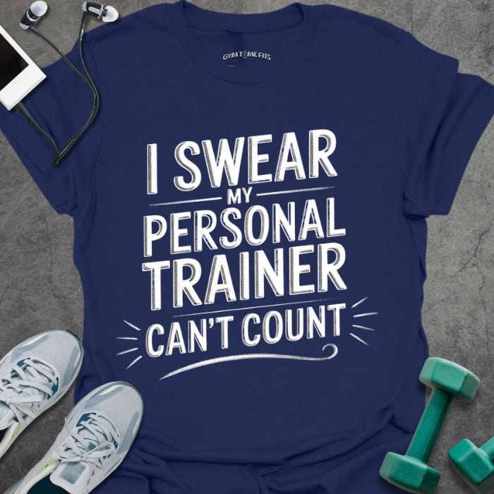 T-Shirt Navy / S Can't Count Chalk T-Shirt