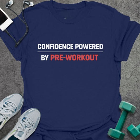 T-Shirt Navy / S Confident Powered T-Shirt