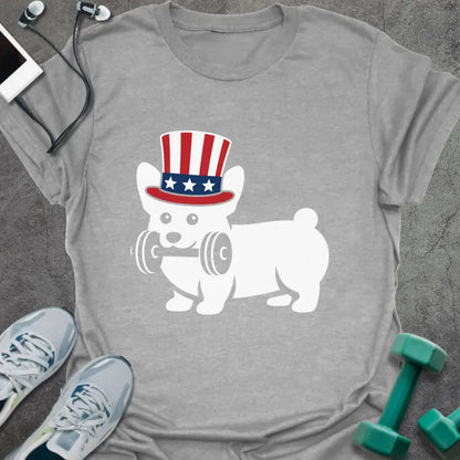 T-Shirt Navy / S Corgi Carries T-Shirt