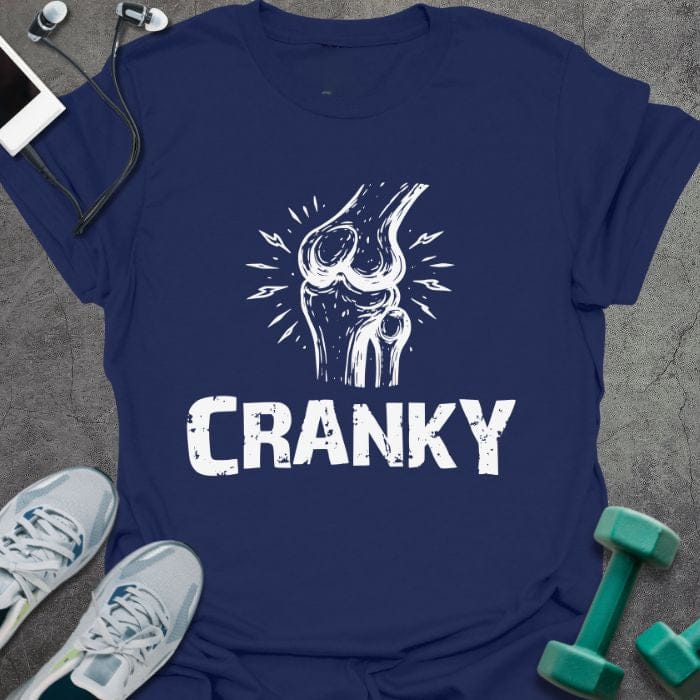 T-Shirt Navy / S Cranky Knees T-Shirt