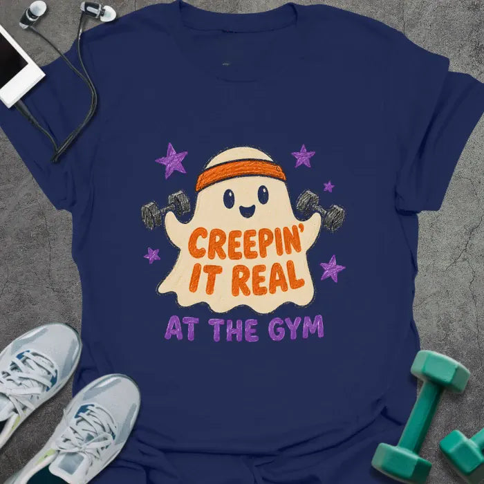 T-Shirt Navy / S Creepin Real T-Shirt