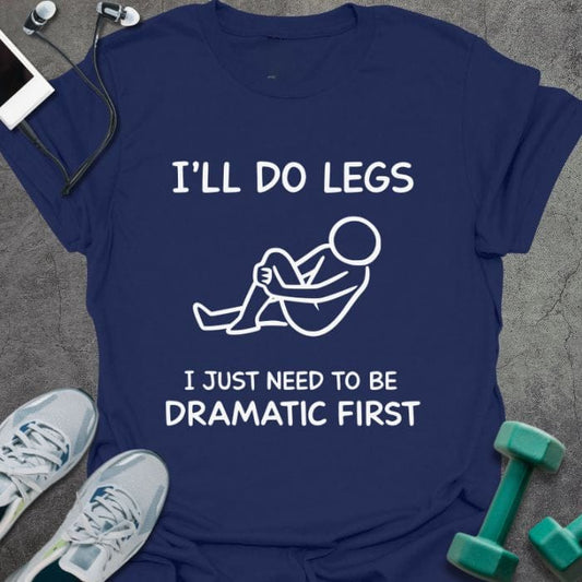 T-Shirt Navy / S Do Legs T-Shirt