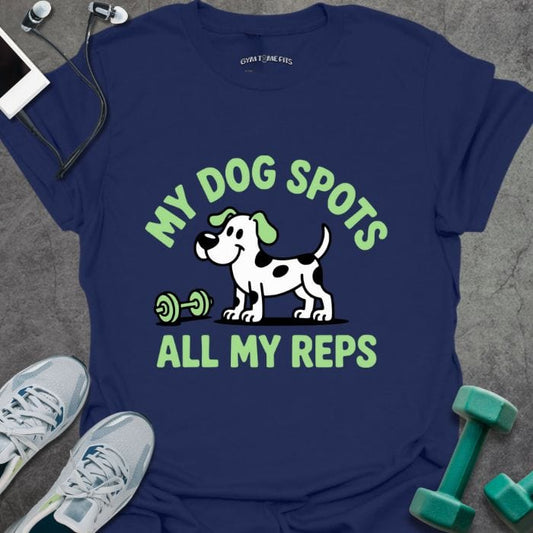 T-Shirt Navy / S Dog Spots T-Shirt