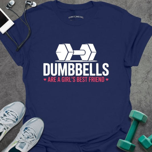 T-Shirt Navy / S Dumbbells T-Shirt