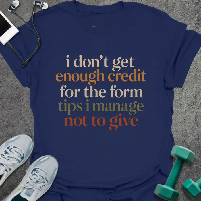 T-Shirt Navy / S Form Tips T-Shirt