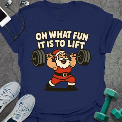 T-Shirt Navy / S Fun To Lift T-Shirt