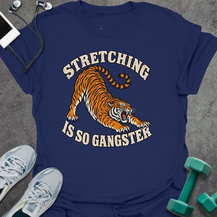 T-Shirt Navy / S Gangster Stretch T-Shirt