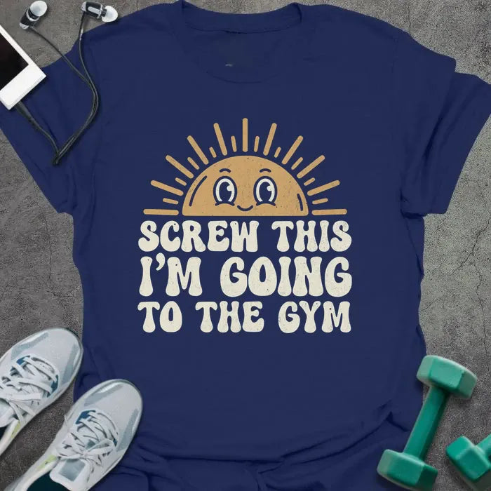 T-Shirt Navy / S Go Gym T-Shirt
