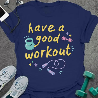 T-Shirt Navy / S Good Workout T-Shirt