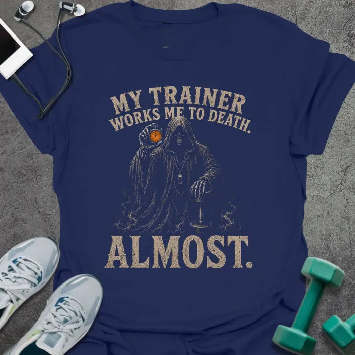 T-Shirt Navy / S Grim Trainer T-Shirt