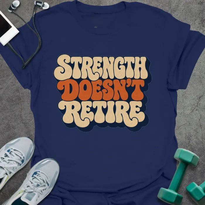 T-Shirt Navy / S Groovy Retire T-Shirt