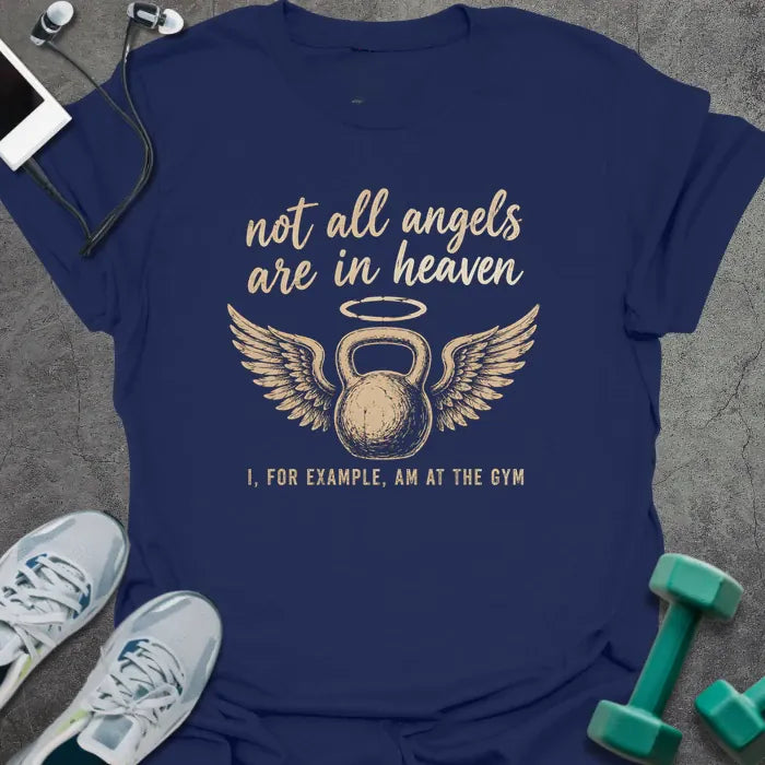 T-Shirt Navy / S Gym Angel T-Shirt