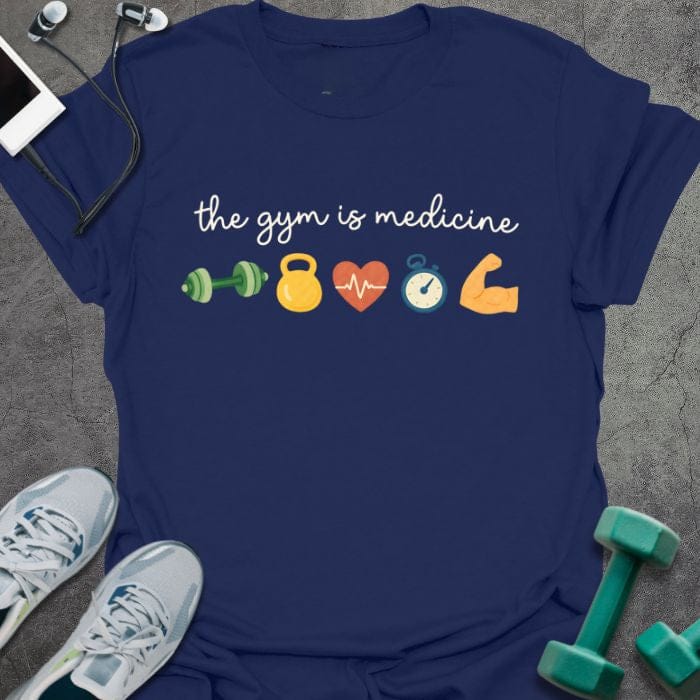 T-Shirt Navy / S Gym Medicine T-Shirt
