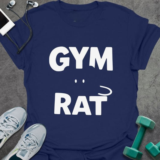 T-Shirt Navy / S Gym Rat T-Shirt