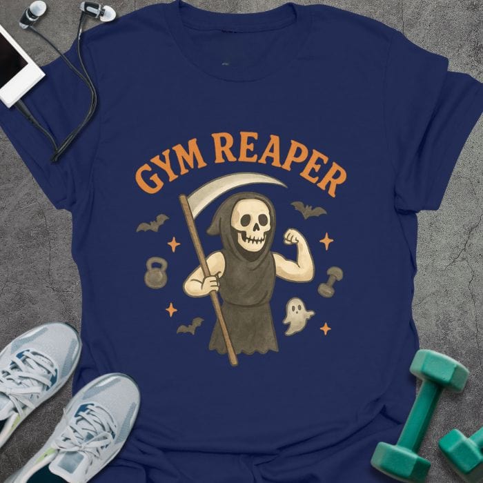 T-Shirt Navy / S Gym Reaper T-Shirt