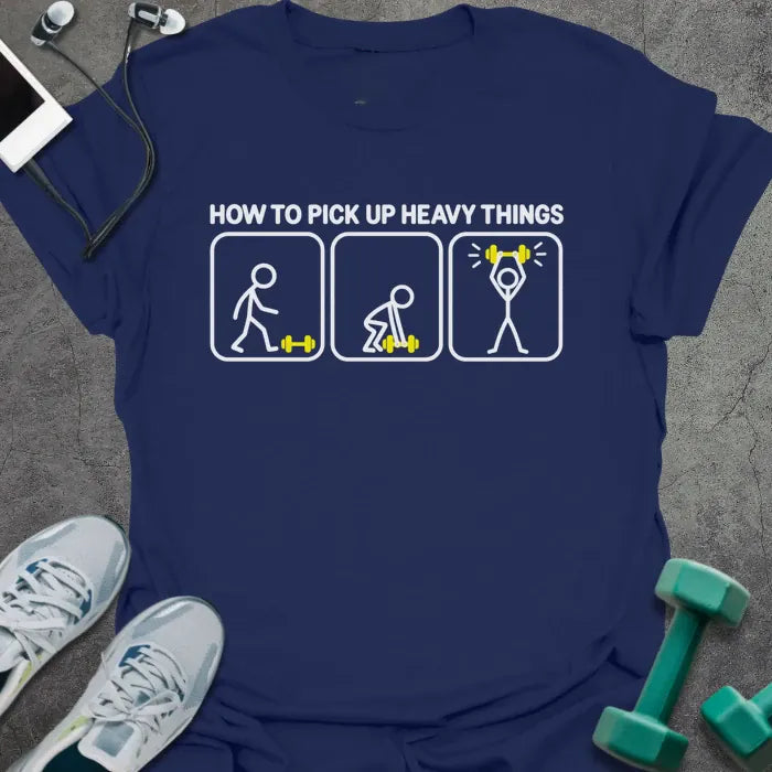 T-Shirt Navy / S Heavy Things T-Shirt