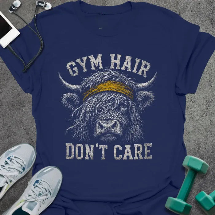 T-Shirt Navy / S Highland Hair T-Shirt