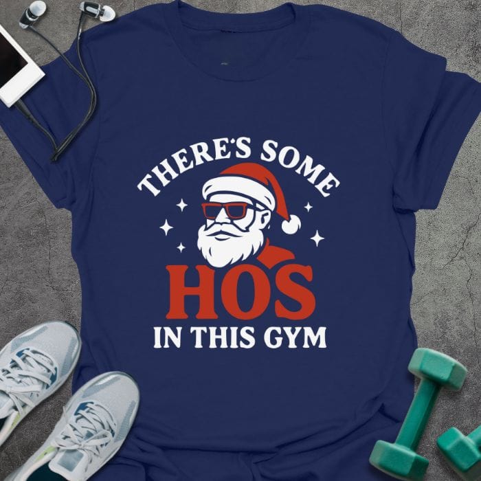 T-Shirt Navy / S Hos In The Gym T-Shirt