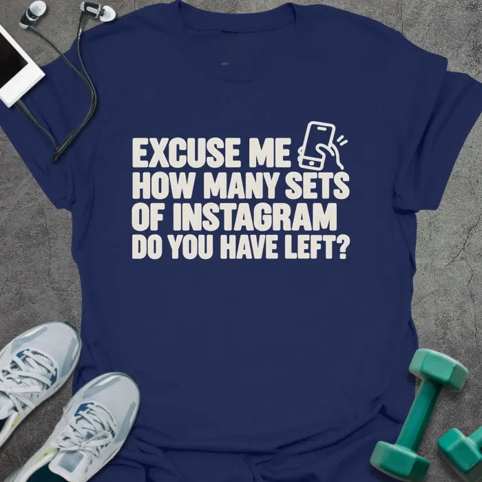 T-Shirt Navy / S Instagram Sets T-Shirt