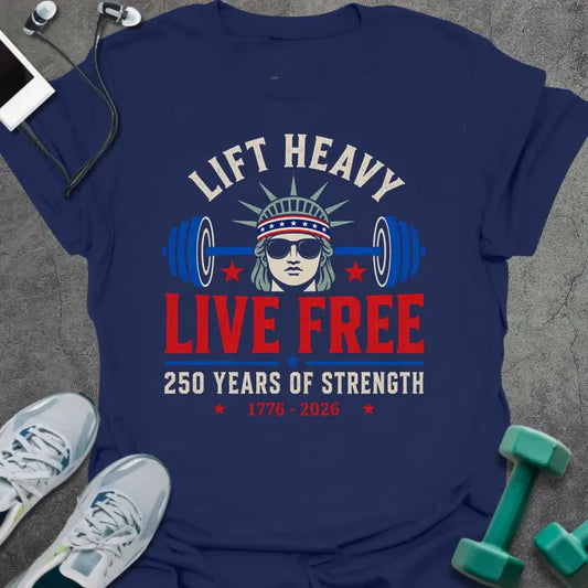 T-Shirt Navy / S Lady Lifts T-Shirt
