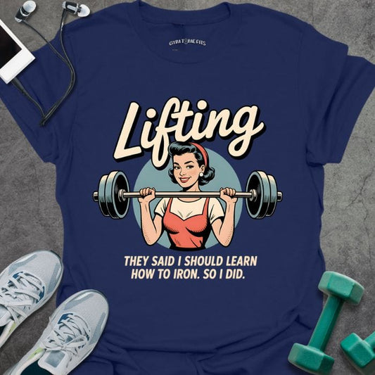 T-Shirt Navy / S Learn to Iron T-Shirt