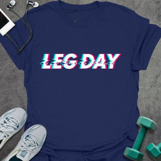 T-Shirt Navy / S Leg Day T-Shirt