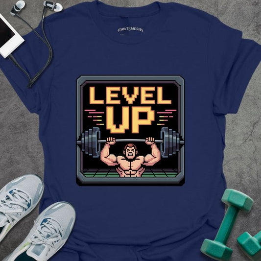 T-Shirt Navy / S Level Up T-Shirt
