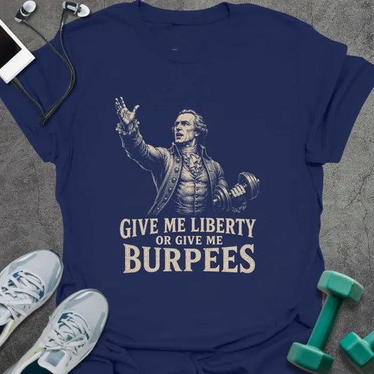 T-Shirt Navy / S Liberty Burpees T-Shirt