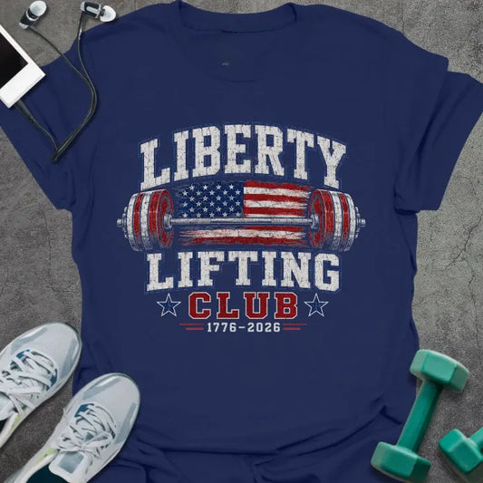 T-Shirt Navy / S Liberty Lifting T-Shirt