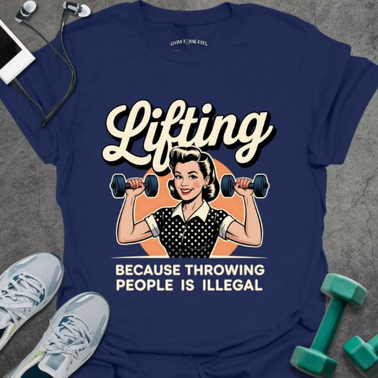 T-Shirt Navy / S Lifting T-Shirt