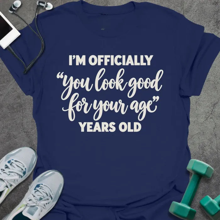 T-Shirt Navy / S Look Good Age T-Shirt