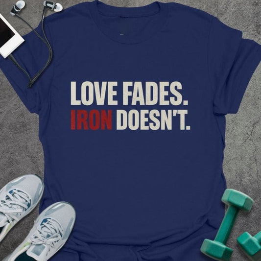 T-Shirt Navy / S Love Fades T-Shirt