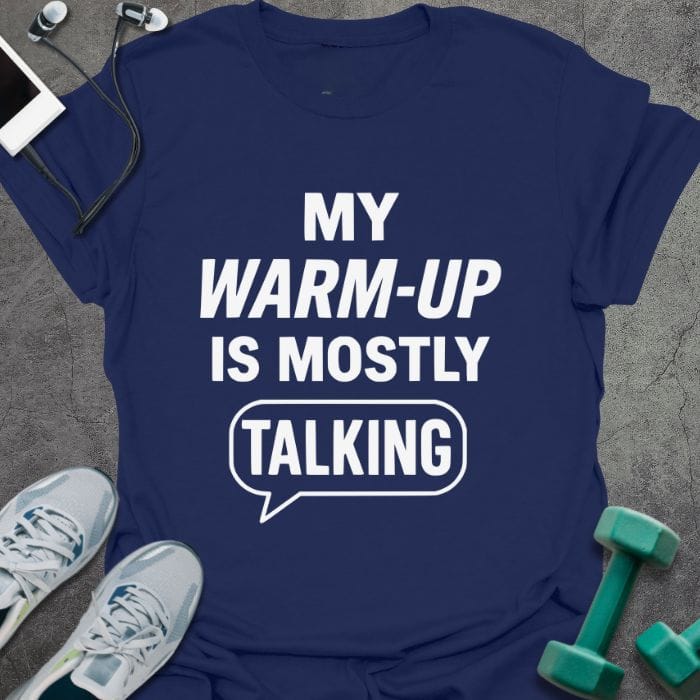 T-Shirt Navy / S Mostly Talking T-Shirt