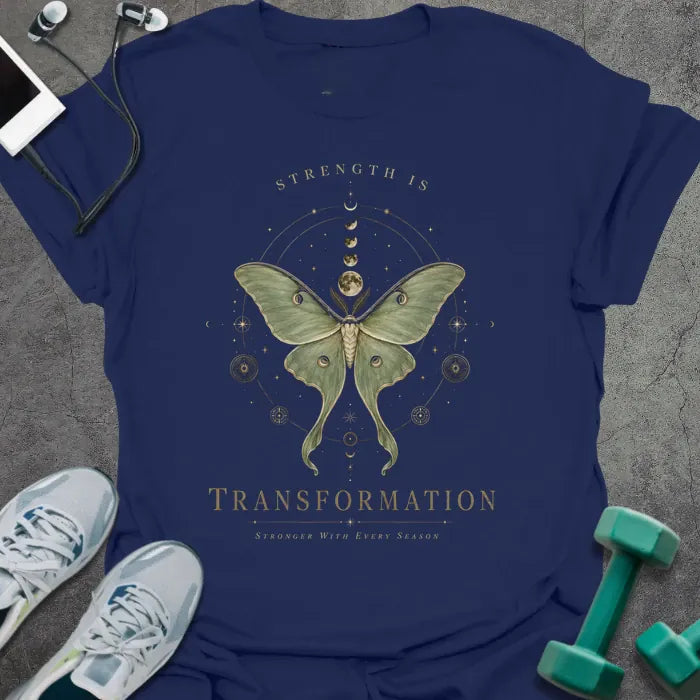 T-Shirt Navy / S Moth Transformation T-Shirt