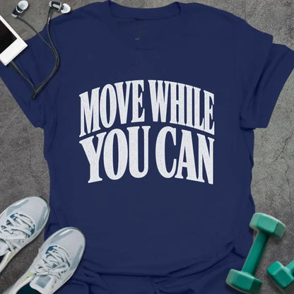 T-Shirt Navy / S Move While T-Shirt