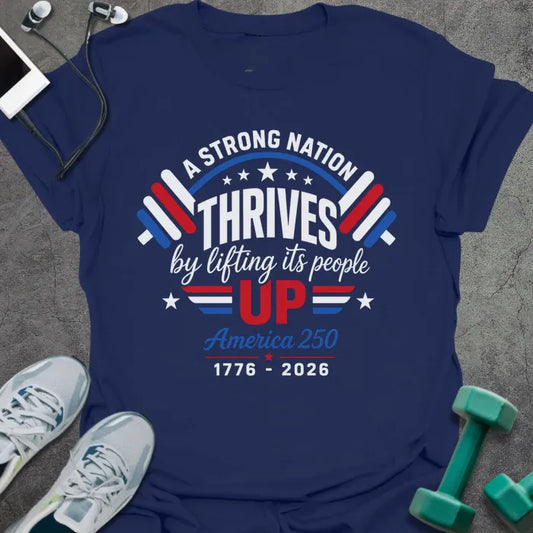 T-Shirt Navy / S Nation Thrives T-Shirt