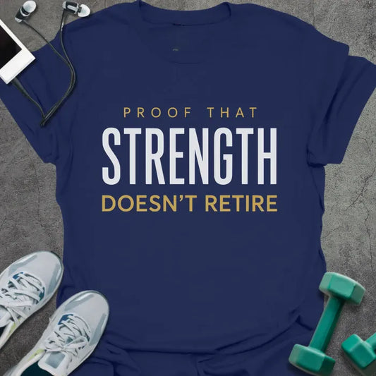 T-Shirt Navy / S Never Retires T-Shirt