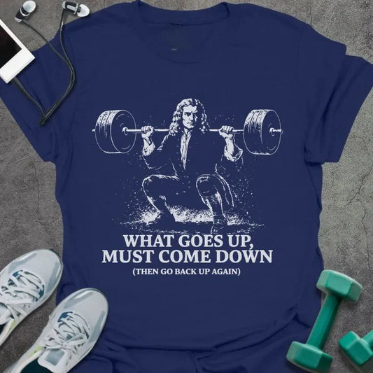 T-Shirt Navy / S Newton Squat T-Shirt